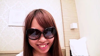 A Brunette JAV Slut Pick Up Girl With Sunglasses