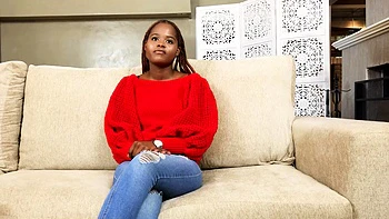 Amateur Petite Ebony Teen Riding Euro BWC Deep