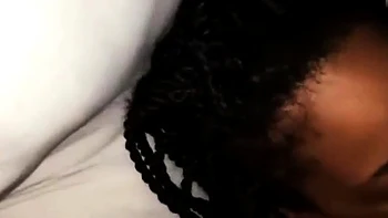 African Amateur Sucks a Big Black Cock