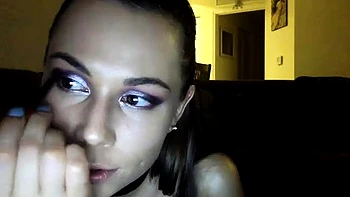 Amateur Facial For Teen Brunette