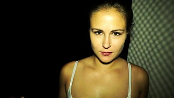 Real blonde amateur giving a POV blowjob