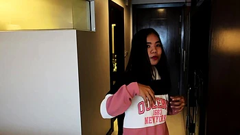 Innocent Looking Thai Babe Facialized In POV Sex