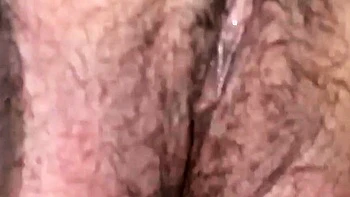 Sexy amateur girl showing off wide open juicy pussy