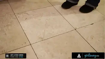 GIRLSWAY Karla Kush Keeps Squirting Under The Table By Wife's Pervert Colleague