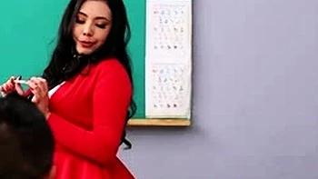 The Teacher Dresses Up As A Schoolgirl