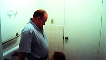 Filthy office whore sucks boss