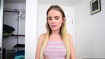 Kinky teen stepsis needs stepbros boner