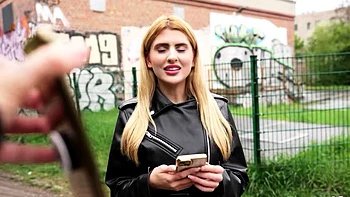 GERMAN SCOUT - Anal at Pick Up Casting for Latina