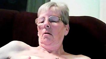 Granny's Webcam Titillating Tit Play