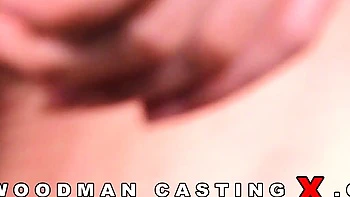 Intense Woodman Casting: Double Penetration Gangbang with