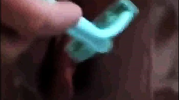 Stepmom lets me watch as she shaves her cunt