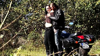 Very cute teen gets fucked hard in public place