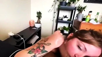 Amateur blonde MILF takes big black cock doggy style