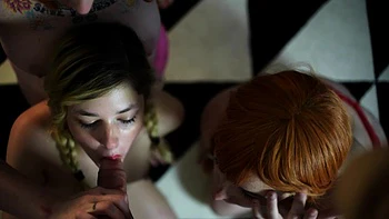 Hot group sex video with hardcore latex porn scenes