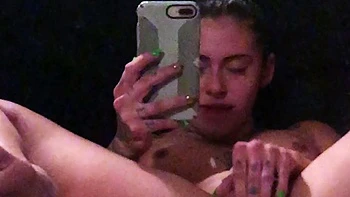 Amateur blondie solo anal masturbation