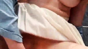 RedHead Hottie jerks desperately