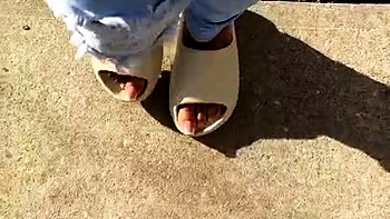 Foot fetish and masturbation