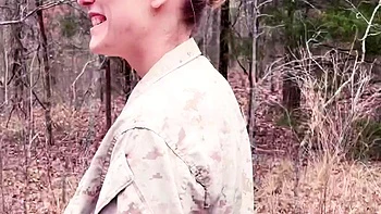 Natural Amateur blowjob outdoors exposed