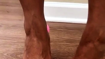 Black Amateur Explore Hot Foot Fetish