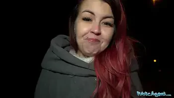 Public Agent Sexy Dog Owner Seeks Help but Gets Fucked Hard