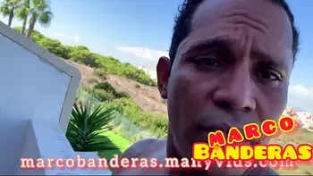 I bring a fan to Briana Banderas and we fuck her together