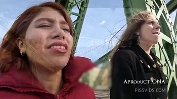 Wetting In Their Jeans Together On The Bridge