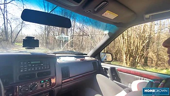 Hot Fucking in The Forest! - Luna Green & Markus Green