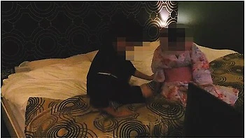 Bigtits Japanese Girlfriend In A Yukata At The End Of A Club Activity Was Too Erotic. Homemade Sex