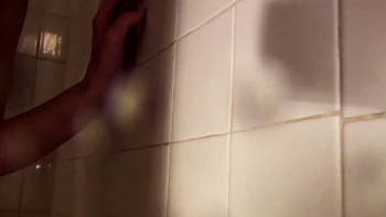 Hot Roommate Showering Showing Pussy