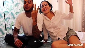 Stunning Latina Distracts Her Man From His Video Game