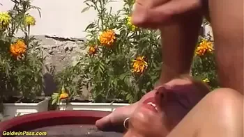 skinny milf rough outdoor anal fucked