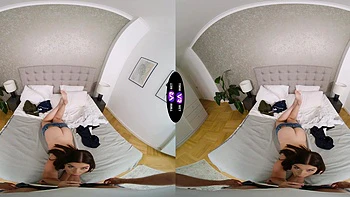 Chubby brunette Brill Angel enjoys riding cock