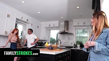 My Step Sis & Stepmom Want A Big Creampie Ending! Full Free Movie