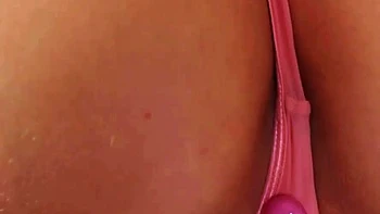 Kinky moist taco brunette anal toy play during masturbating