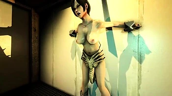 Two 3d cartoon cuties are ready for their bath