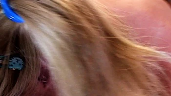 Hot blonde little Summer licking