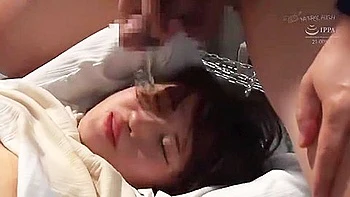 A girl is kidnapped, her arms and legs are tied up, and a vibrator is thrust in and out of her throat.