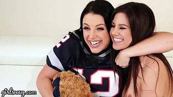 GIRLSWAY Trying HARD to Distract ANGELA WHITE from The Game!