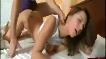 Cute Petite Teen Side Fucked In Bed: Doggy, Cowgirl  Spooning Porn