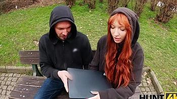 Redhead Lilly Mays seduces her husband's friend for money