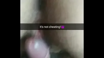 Its not cheating he just rub my pussy with a his cock....ugh...wait.. now he inside and cum in my fertile pussy!  -Cuckold Captions - Milky Mari