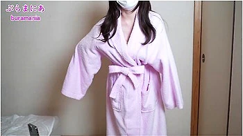 Ntroducing Underwear With No Bra And No Panties In A Naked Bathrobe
