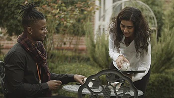 Hot interracial action with Romeo and stunning Luna Silver