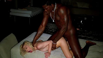 Skinny Kenzie Reeves takes on huge bbc of Louie Smalls