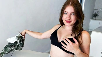 Awesome solo in the morning with a big-boobed brunette Mery Secret