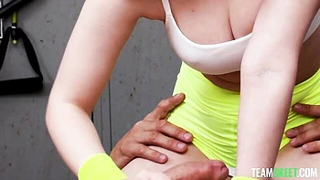 Gym sex in the cowgirl pose with a gorgeous fitness doll Selina Imai