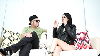 Aesthetic anal in close-up with an exotic young brunette Lia Ponce