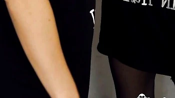 Blonde with big booty Amy Douxxx is jumping on a huge cock