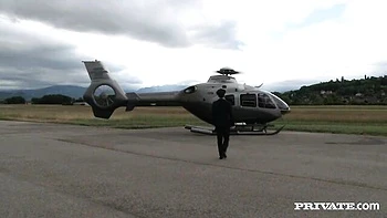 Limouside double blowjob with hot dolls Anissa Kate and Eva Parcker