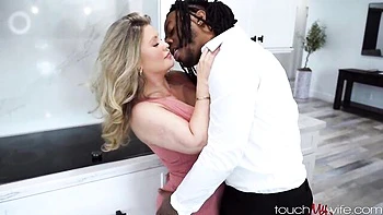 Cutie doll with big boobs Sly Diggler is enjoying this large black dick